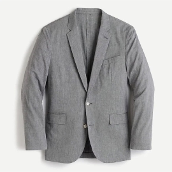 J. Crew Other - J.Crew Ludlow Slim-fit Unstructured Suit Jacket in Cotton-linen 40R